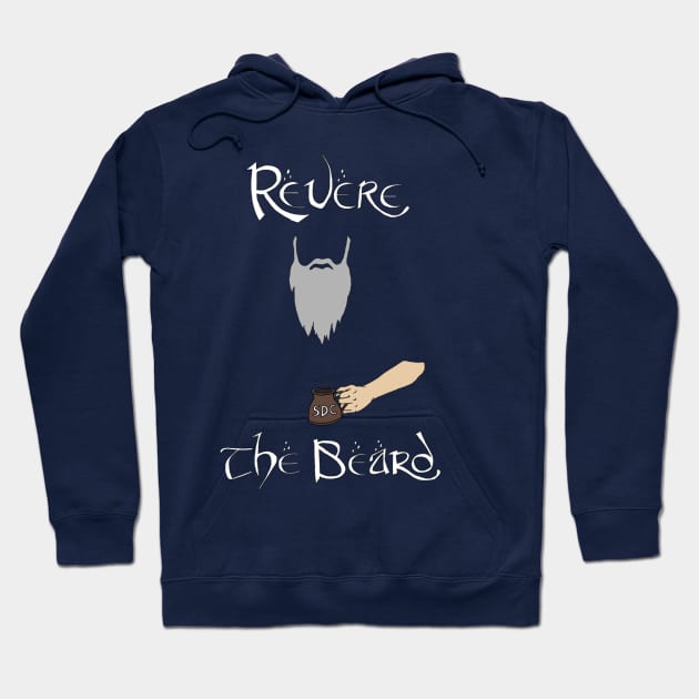 Revere the Beard - SDC Hoodie by trishguinn